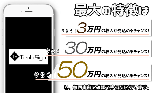 テックサイン(Tech Sign)の特徴は?